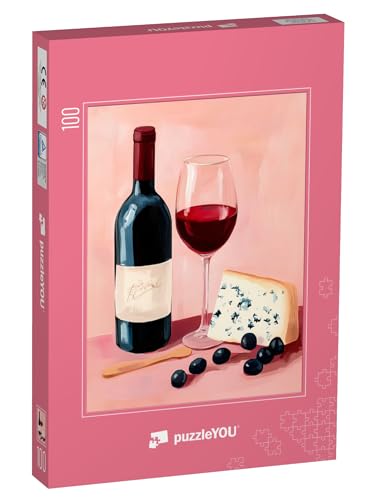 puzzleYOU: Puzzle 100 Teile „Liebe geht durch den Magen“ – aus der Puzzle-Kollektion Essen und Trinken von puzzleYOU