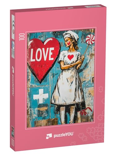puzzleYOU: Puzzle 100 Teile „Liebe ist die Beste Medizin“ puzzleYOU: Puzzle 100 Teile „Liebe ist die Beste Medizin“ von puzzleYOU