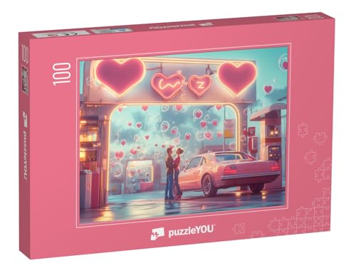 puzzleYOU: Puzzle 100 Teile „Lovestory“ von puzzleYOU