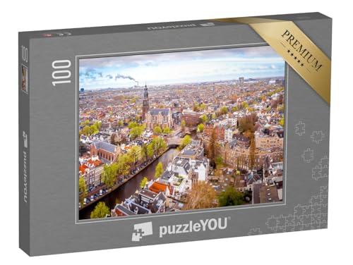 puzzleYOU: Puzzle 100 Teile „Luftaufnahme von Amsterdam, Niederlande“ – aus der Puzzle-Kollektion Holland puzzleYOU: Puzzle 100 Teile „Luftaufnahme von Amsterdam, Niederlande“ – aus der Puzzle-Kollektion Holland von puzzleYOU