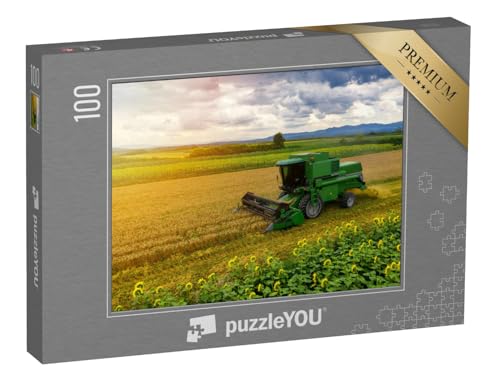 puzzleYOU: Puzzle 100 Teile „Mähdrescher bei der Arbeit auf dem Weizenfeld Arbeiten, Landwirtschaft“ – aus der Puzzle-Kollektion Traktoren puzzleYOU: Puzzle 100 Teile „Mähdrescher bei der Arbeit auf dem Weizenfeld Arbeiten, Landwirtschaft“ – aus der Puzzle-Kollektion Traktoren von puzzleYOU