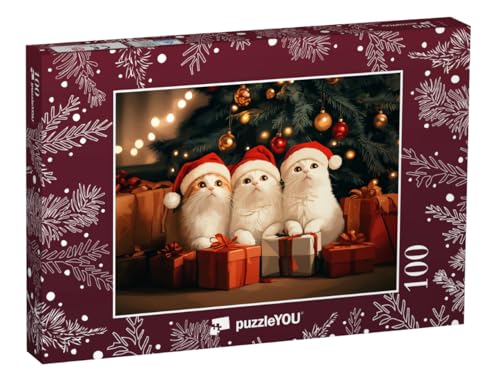 puzzleYOU: Puzzle 100 Teile „Magische Katzenmomente“ von puzzleYOU