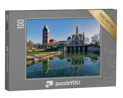 puzzleYOU: Puzzle 100 Teile „Mathildenhöhe, Darmstadt“ von puzzleYOU