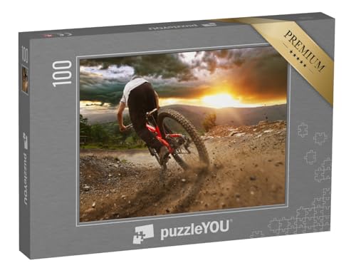 puzzleYOU: Puzzle 100 Teile „Mountainbiker bei der Abfahrt“ – aus der Puzzle-Kollektion Sport puzzleYOU: Puzzle 100 Teile „Mountainbiker bei der Abfahrt“ – aus der Puzzle-Kollektion Sport von puzzleYOU