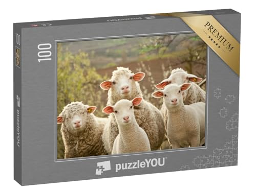 puzzleYOU: Puzzle 100 Teile „Neugierige Schafe“ – aus der Puzzle-Kollektion Schafe & Lämmer puzzleYOU: Puzzle 100 Teile „Neugierige Schafe“ – aus der Puzzle-Kollektion Schafe & Lämmer von puzzleYOU