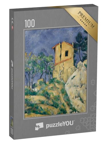 puzzleYOU: Puzzle 100 Teile „Paul Cézanne - Das Haus mit den rissigen Wänden“ von puzzleYOU