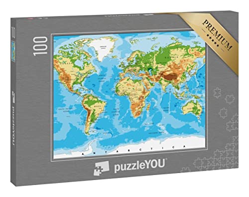 puzzleYOU: Puzzle 100 Teile „Physikalische Weltkarte“ puzzleYOU: Puzzle 100 Teile „Physikalische Weltkarte“ von puzzleYOU