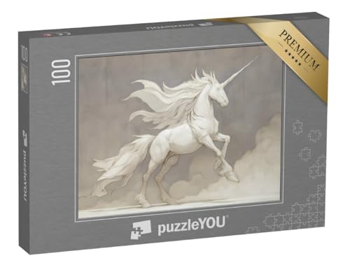 puzzleYOU: Puzzle 100 Teile „Prachtvolles Einhorn“ von puzzleYOU