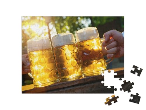 puzzleYOU: Puzzle 100 Teile „Prost zur Abendsonne mit DREI Maß“ puzzleYOU: Puzzle 100 Teile „Prost zur Abendsonne mit DREI Maß“ von puzzleYOU