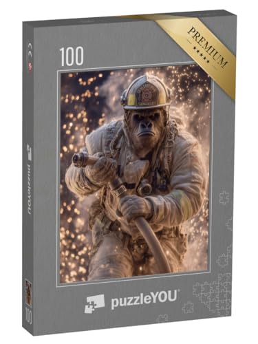 puzzleYOU: Puzzle 100 Teile „Rettung der Feuerwehr“ – aus der Puzzle-Kollektion Feuerwehr von puzzleYOU
