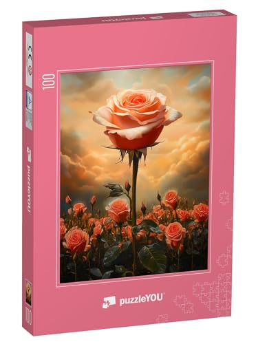 puzzleYOU: Puzzle 100 Teile „Rosa Rose“ puzzleYOU: Puzzle 100 Teile „Rosa Rose“ von puzzleYOU