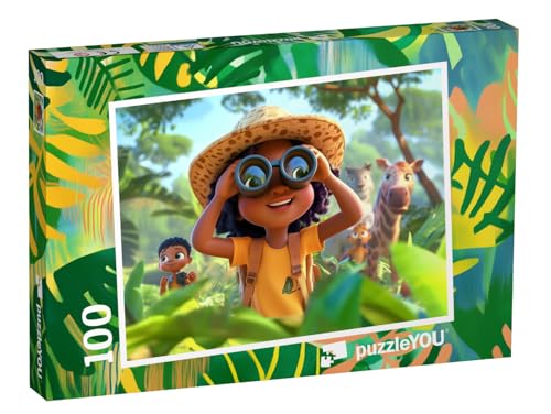 puzzleYOU: Puzzle 100 Teile „Safari-Schnitzeljagd“ – aus der Puzzle-Kollektion Kinderpuzzle puzzleYOU: Puzzle 100 Teile „Safari-Schnitzeljagd“ – aus der Puzzle-Kollektion Kinderpuzzle von puzzleYOU