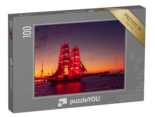puzzleYOU: Puzzle 100 Teile „Schiff mit scharlachroten Segeln auf dem Fluss Newa, St. Petersburg“ – aus der Puzzle-Kollektion Segelschiffe puzzleYOU: Puzzle 100 Teile „Schiff mit scharlachroten Segeln auf dem Fluss Newa, St. Petersburg“ – aus der Puzzle-Kollektion Segelschiffe von puzzleYOU