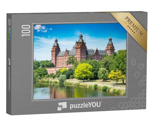 puzzleYOU: Puzzle 100 Teile „Schloss Johannisburg nahe Frankfurt, Deutschland“ – aus der Puzzle-Kollektion Burgen, Deutschland, Aschaffenburg, Regionale Puzzles Deutschland von puzzleYOU