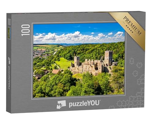 puzzleYOU: Puzzle 100 Teile „Schloss Rötteln in Lörrach, Schwarzwald, Deutschland“ – aus der Puzzle-Kollektion Baden-Württemberg von puzzleYOU