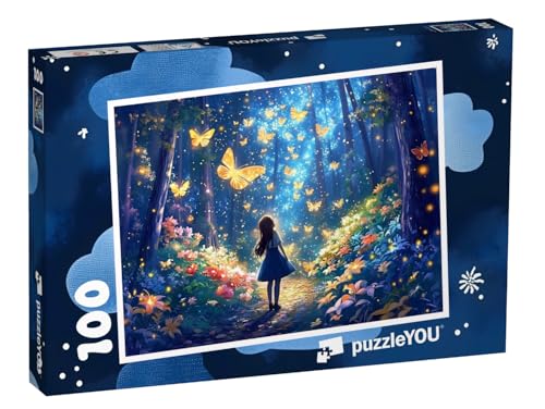 puzzleYOU: Puzzle 100 Teile „Schmetterlingszauber“ puzzleYOU: Puzzle 100 Teile „Schmetterlingszauber“ von puzzleYOU