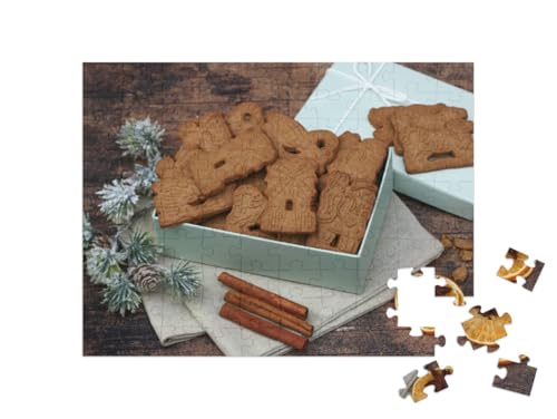 puzzleYOU: Puzzle 100 Teile „Spekulatius in Einer Geschenkbox“ von puzzleYOU