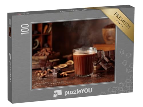 puzzleYOU: Puzzle 100 Teile „Tasse mit heißer Schokolade“ von puzzleYOU