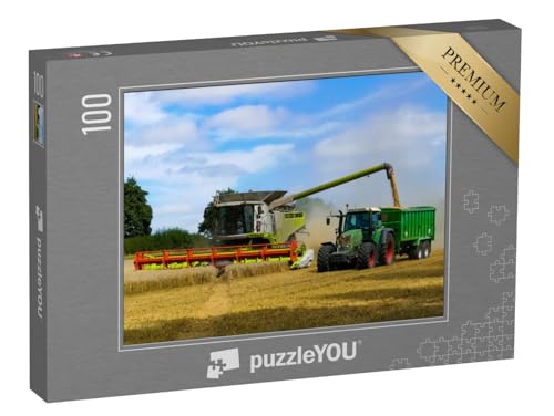 puzzleYOU: Puzzle 100 Teile „Traktor mit Anhänger, Oxfordshire“ – aus der Puzzle-Kollektion Fahrzeuge, Traktoren puzzleYOU: Puzzle 100 Teile „Traktor mit Anhänger, Oxfordshire“ – aus der Puzzle-Kollektion Fahrzeuge, Traktoren von puzzleYOU