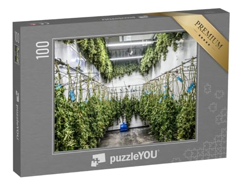 puzzleYOU: Puzzle 100 Teile „Trocknung der Cannabispflanzen“ von puzzleYOU