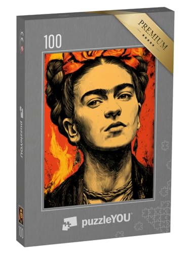 puzzleYOU: Puzzle 100 Teile „Unbeugsamer Blick“ – aus der Puzzle-Kollektion Menschen von puzzleYOU