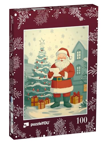 puzzleYOU: Puzzle 100 Teile „Weihnachtsmann singt Lieder“ – aus der Puzzle-Kollektion Weihnachten puzzleYOU: Puzzle 100 Teile „Weihnachtsmann singt Lieder“ – aus der Puzzle-Kollektion Weihnachten von puzzleYOU