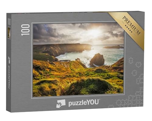 puzzleYOU: Puzzle 100 Teile „Wilde Natur an der Mullion Cove, Cornwall, England“ – aus der Puzzle-Kollektion Cornwall von puzzleYOU