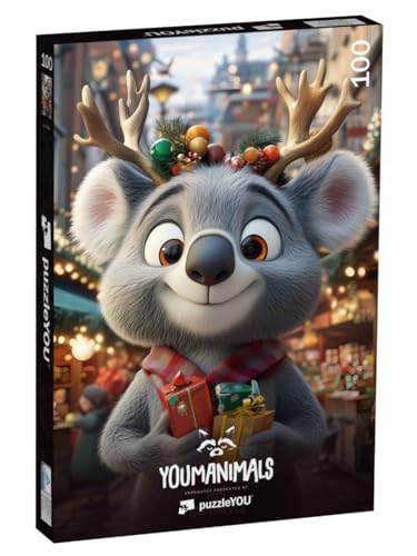 puzzleYOU: Puzzle 100 Teile „YOUMANIMALS: Dustin“ von puzzleYOU