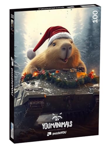 puzzleYOU: Puzzle 100 Teile „YOUMANIMALS: Herrmann“ von puzzleYOU