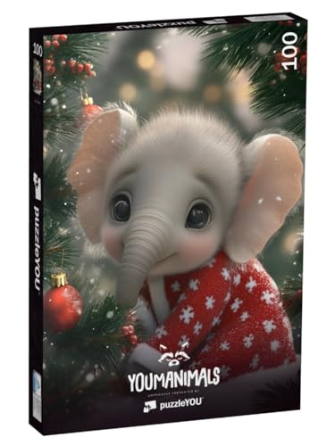 puzzleYOU: Puzzle 100 Teile „YOUMANIMALS: Lucia“ von puzzleYOU