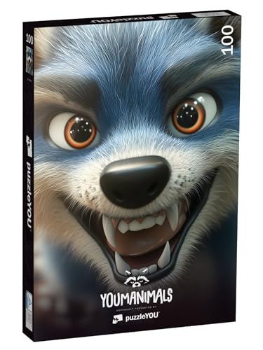 puzzleYOU: Puzzle 100 Teile „YOUMANIMALS: Tyler“ von puzzleYOU