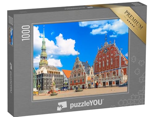 puzzleYOU: Puzzle 1000 Teile „Altstadt mit berühmten Bauwerken und Kathedrale in Riga, Lettland“ – aus der Puzzle-Kollektion Lettland, Weitere Europa-Motive puzzleYOU: Puzzle 1000 Teile „Altstadt mit berühmten Bauwerken und Kathedrale in Riga, Lettland“ – aus der Puzzle-Kollektion Lettland, Weitere Europa-Motive von puzzleYOU