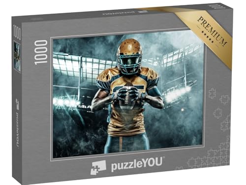 puzzleYOU: Puzzle 1000 Teile „American-Football-Spieler“ – aus der Puzzle-Kollektion Sport, Menschen von puzzleYOU