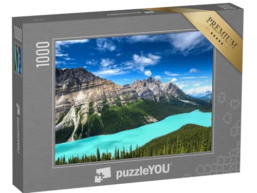 puzzleYOU: Puzzle 1000 Teile „Atemberaubender Peyto Lake im Banff National Park, Kanada“ – aus der Puzzle-Kollektion Kanada von puzzleYOU