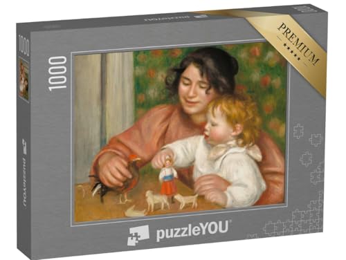 puzzleYOU: Puzzle 1000 Teile „Auguste Renoir - Kind mit Spielzeug, Gabrielle und der Sohn des Künstlers“ von puzzleYOU