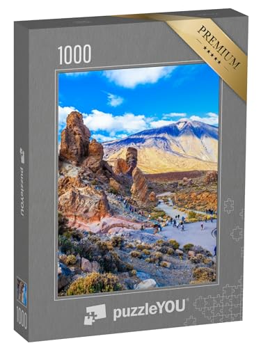 puzzleYOU: Puzzle 1000 Teile „Berg Teide und Garcia-Stein, Teneriffa, Spanien“ – aus der Puzzle-Kollektion Spanien von puzzleYOU