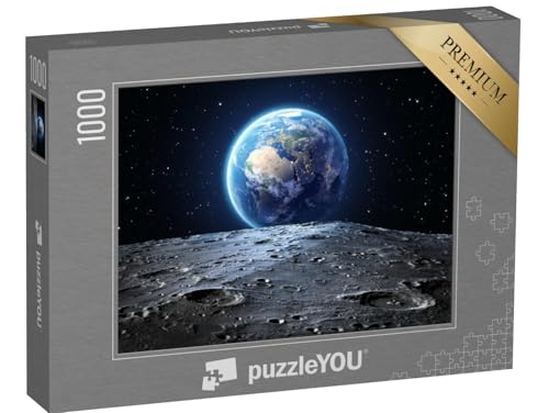 puzzleYOU: Puzzle 1000 Teile „Blick vom Mond auf die Erde, NASA-Bildmaterial“ – aus der Puzzle-Kollektion Mond puzzleYOU: Puzzle 1000 Teile „Blick vom Mond auf die Erde, NASA-Bildmaterial“ – aus der Puzzle-Kollektion Mond von puzzleYOU