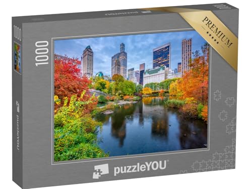 puzzleYOU: Puzzle 1000 Teile „Central Park im Herbst, New York City“ – aus der Puzzle-Kollektion Parks, Blumen & Pflanzen von puzzleYOU