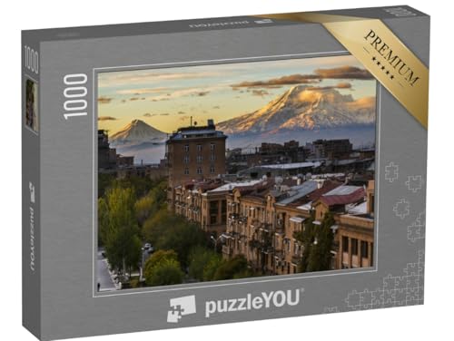 puzzleYOU: Puzzle 1000 Teile „Die Stadt Eriwan mit majestätischen Berg Ararat, Armenien“ – aus der Puzzle-Kollektion Armenien puzzleYOU: Puzzle 1000 Teile „Die Stadt Eriwan mit majestätischen Berg Ararat, Armenien“ – aus der Puzzle-Kollektion Armenien von puzzleYOU