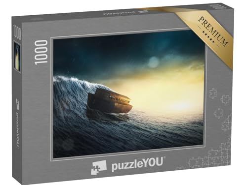 puzzleYOU: Puzzle 1000 Teile „Digitale Kunst: Die Arche Noah im Sturm“ – aus der Puzzle-Kollektion Christentum puzzleYOU: Puzzle 1000 Teile „Digitale Kunst: Die Arche Noah im Sturm“ – aus der Puzzle-Kollektion Christentum von puzzleYOU