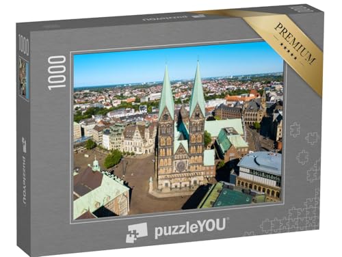 puzzleYOU: Puzzle 1000 Teile „Dom auf dem Marktplatz in Bremen“ von puzzleYOU
