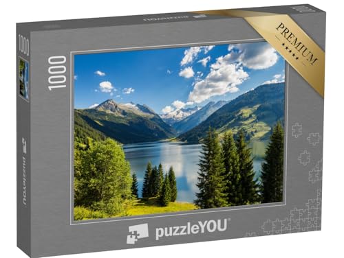puzzleYOU: Puzzle 1000 Teile „Durlassboden-Stausee in den Zillertaler Alpen, Österreich“ – aus der Puzzle-Kollektion Berge & Täler von puzzleYOU