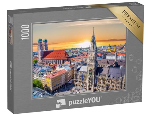 puzzleYOU: Puzzle 1000 Teile „Einfach schön: München bei Sonnenuntergang, Bayern, Deutschland“ – aus der Puzzle-Kollektion München, Deutschland, Deutsche Städte, Deutsche Großstädte puzzleYOU: Puzzle 1000 Teile „Einfach schön: München bei Sonnenuntergang, Bayern, Deutschland“ – aus der Puzzle-Kollektion München, Deutschland, Deutsche Städte, Deutsche Großstädte von puzzleYOU