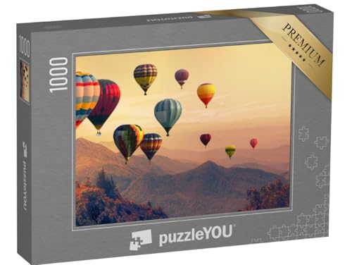 puzzleYOU: Puzzle 1000 Teile „Heißluftballon über hohem Berg bei Sonnenuntergang“ – aus der Puzzle-Kollektion Ballon, Heißluftballons, Himmel & Jahreszeiten puzzleYOU: Puzzle 1000 Teile „Heißluftballon über hohem Berg bei Sonnenuntergang“ – aus der Puzzle-Kollektion Ballon, Heißluftballons, Himmel & Jahreszeiten von puzzleYOU