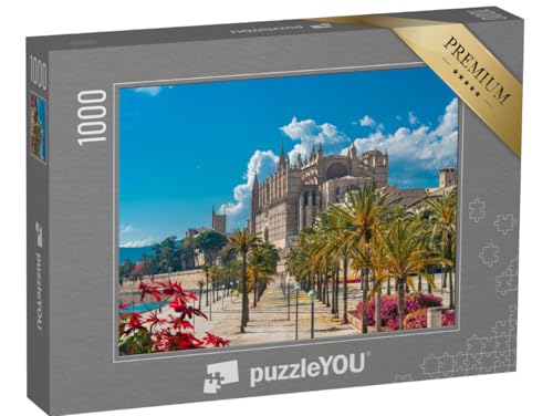 puzzleYOU: Puzzle 1000 Teile „Kathedrale La Seu in Palma de Mallorca, Balearen“ – aus der Puzzle-Kollektion Christentum von puzzleYOU