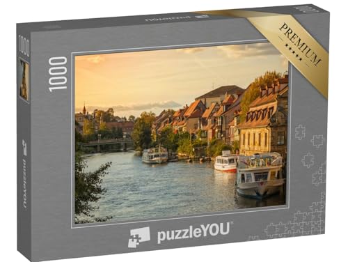 puzzleYOU: Puzzle 1000 Teile „Klein-Venedig, historischer Stadtteil in Bamberg, Deutschland“ – aus der Puzzle-Kollektion Bamberg puzzleYOU: Puzzle 1000 Teile „Klein-Venedig, historischer Stadtteil in Bamberg, Deutschland“ – aus der Puzzle-Kollektion Bamberg von puzzleYOU