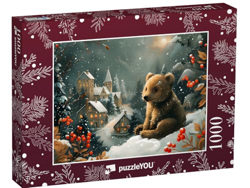 puzzleYOU: Puzzle 1000 Teile „Kleiner Bär genießt den Weihnachtszauber“ – aus der Puzzle-Kollektion Weihnachten puzzleYOU: Puzzle 1000 Teile „Kleiner Bär genießt den Weihnachtszauber“ – aus der Puzzle-Kollektion Weihnachten von puzzleYOU