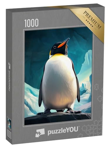 puzzleYOU: Puzzle 1000 Teile „Kleiner Pinguin am Tor zum Nordpol“ puzzleYOU: Puzzle 1000 Teile „Kleiner Pinguin am Tor zum Nordpol“ von puzzleYOU
