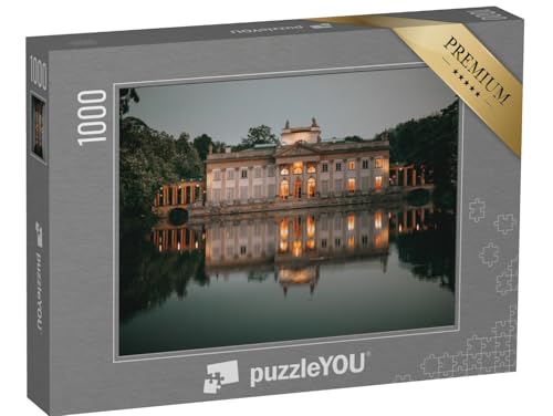 puzzleYOU: Puzzle 1000 Teile „Königlicher Palast auf dem Wasser im Lazienki Park, Warschau“ – aus der Puzzle-Kollektion Polen von puzzleYOU