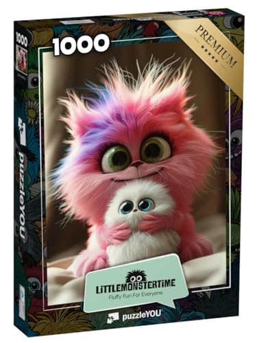 puzzleYOU: Puzzle 1000 Teile „LITTLEMONSTERTIME: Grace“ – aus der Puzzle-Kollektion Illustrationen, Kunst & Fantasy von puzzleYOU